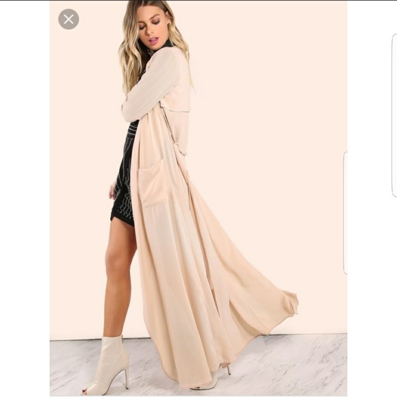 . Jackets & Blazers - 🎉HP🎉 LAST!  "Ferrah" Blush Flowy Duster